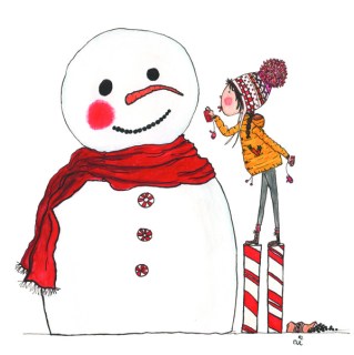 Blushing Snowman